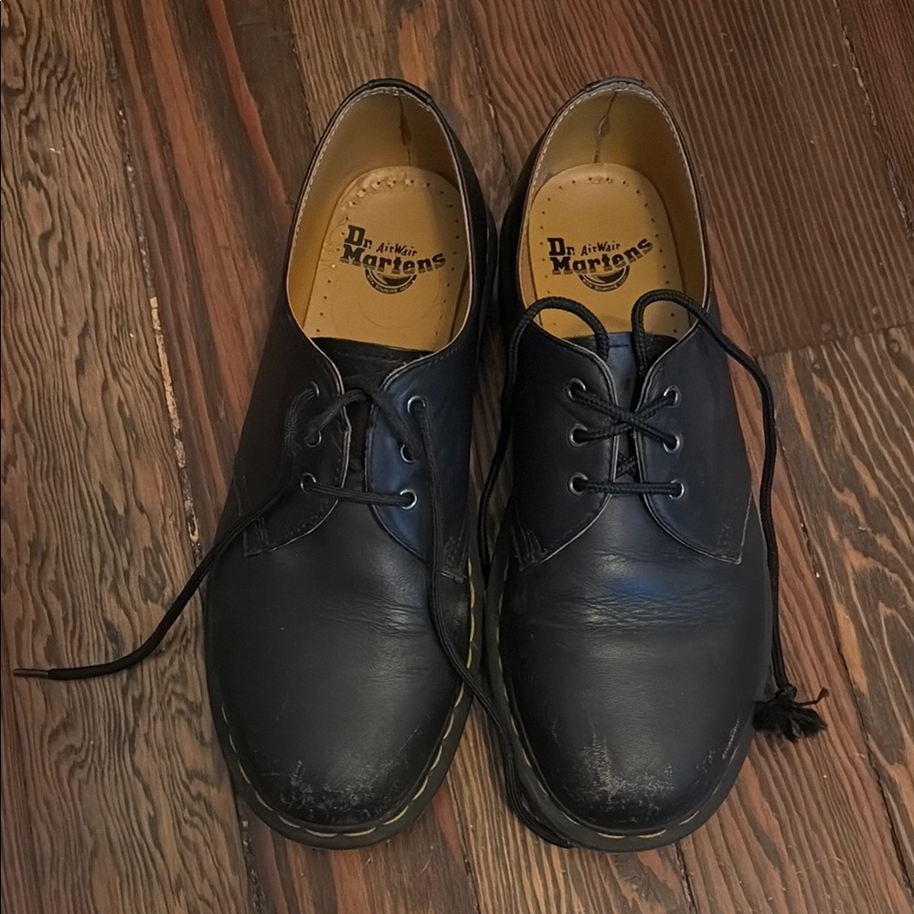 Dr. Martens Black Leather Oxford Shoes